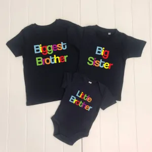Multicoloured Set For Three Siblings