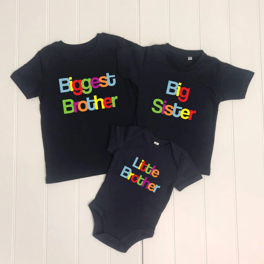 Multicoloured Set For Three Siblings