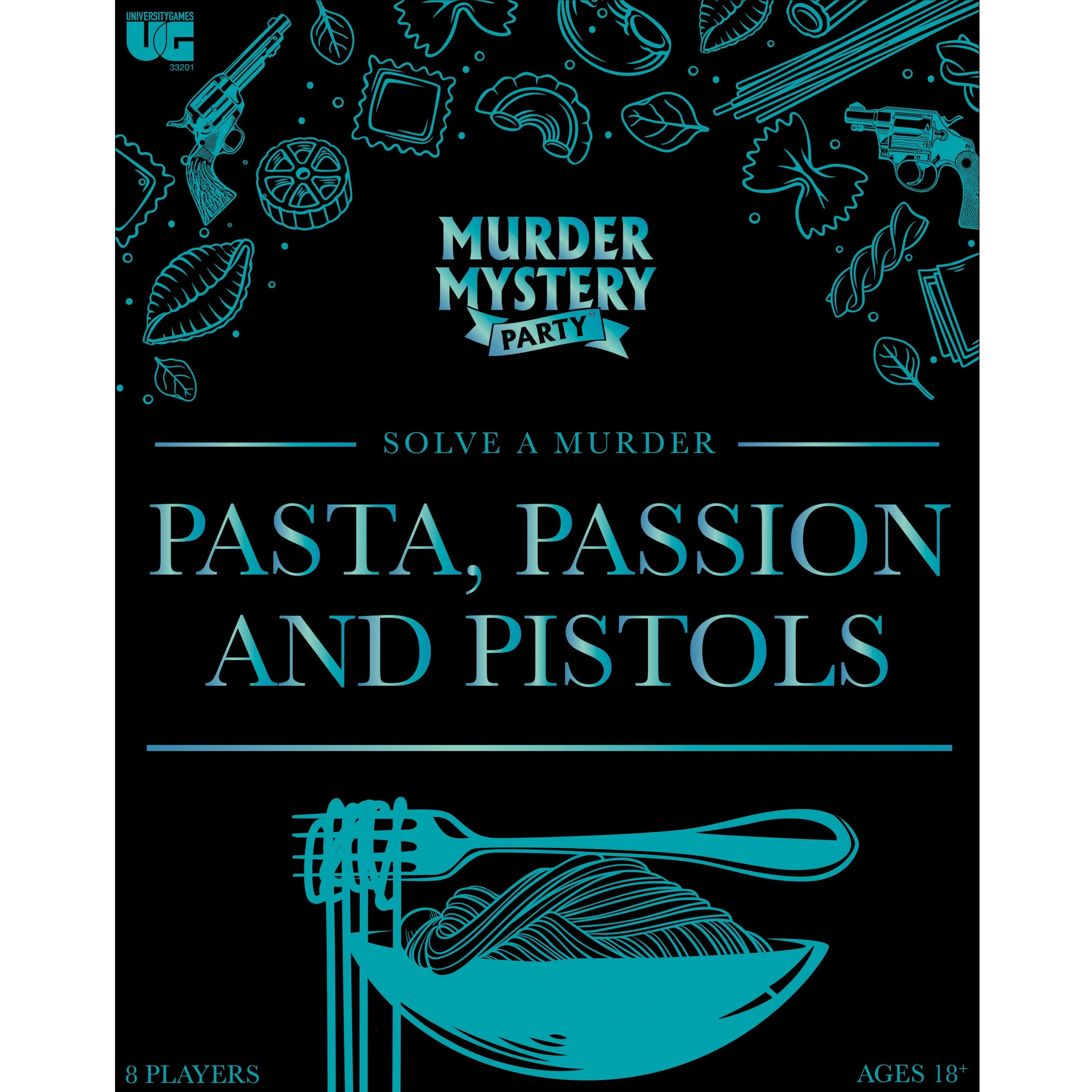 Murder Mystery Party Game - Pasta, Passion and Pistols