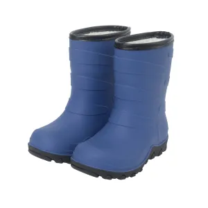 Navy Insulated Winter Kids Rain Boots