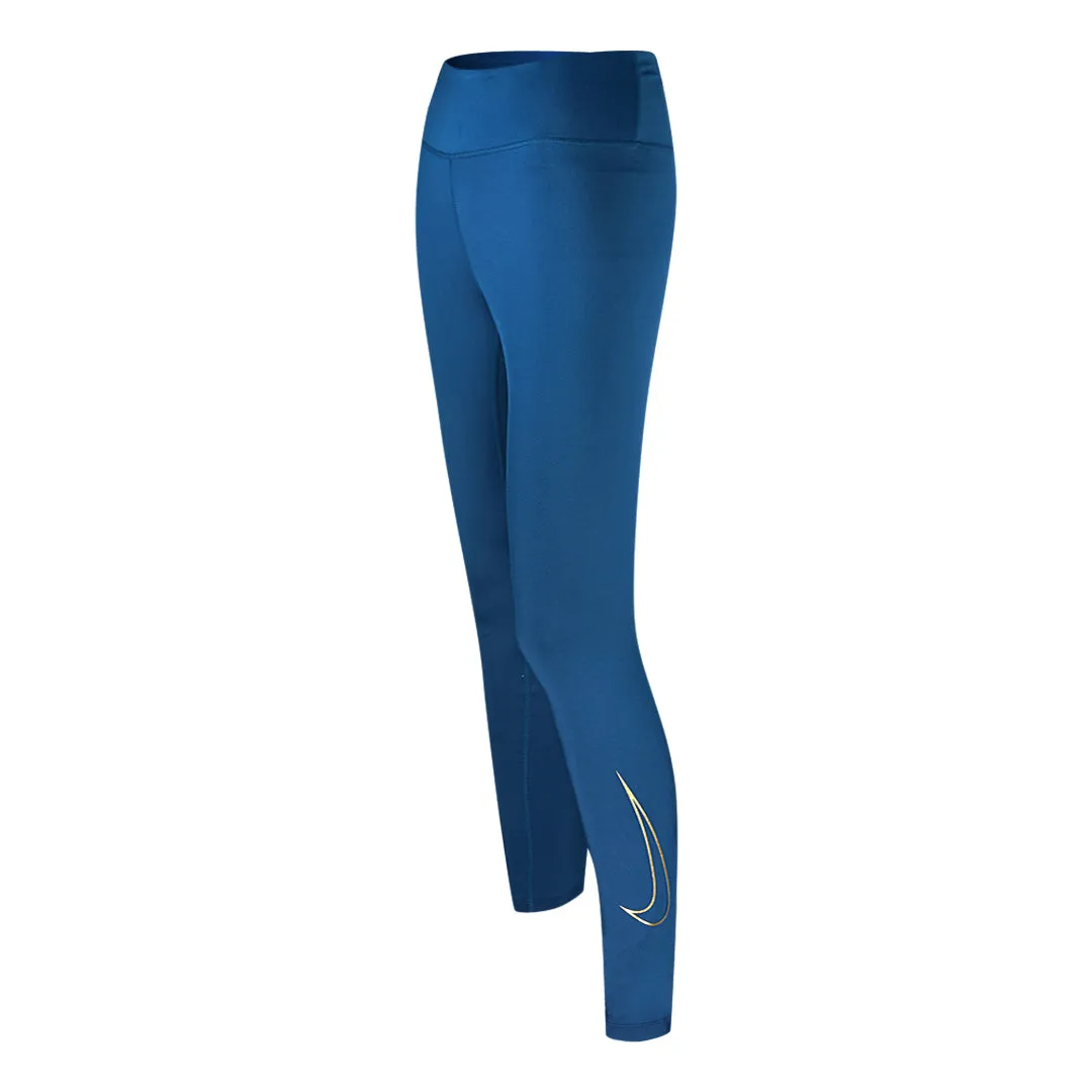 Nike Womens DM1608 460 Leggings Blue