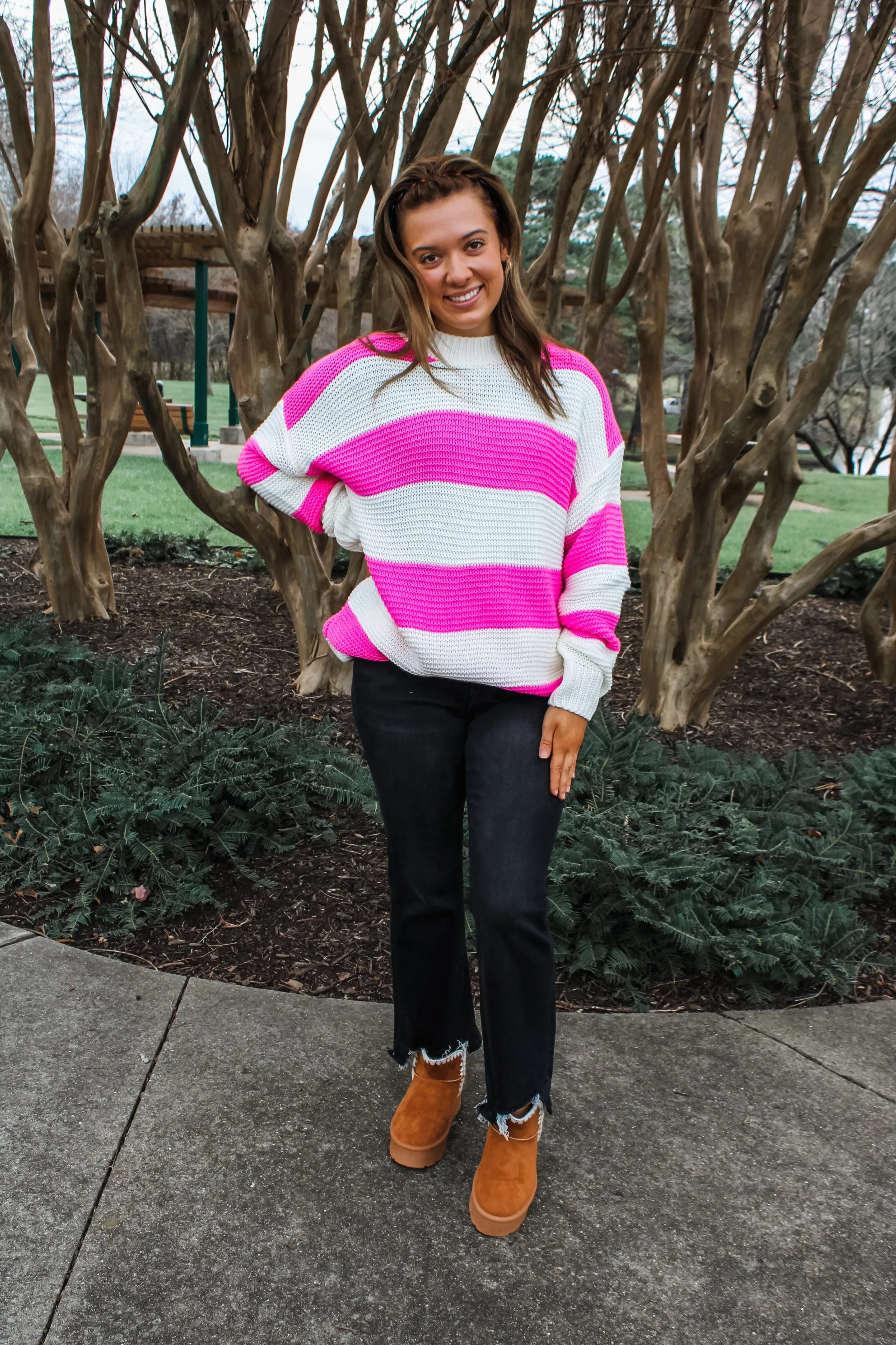Note To Self • Pink Stripe - FINAL SALE