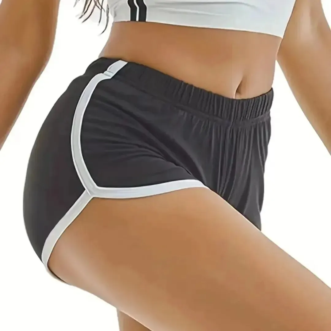 Obsidian Phoenix Women’s High-Waisted Sports Shorts