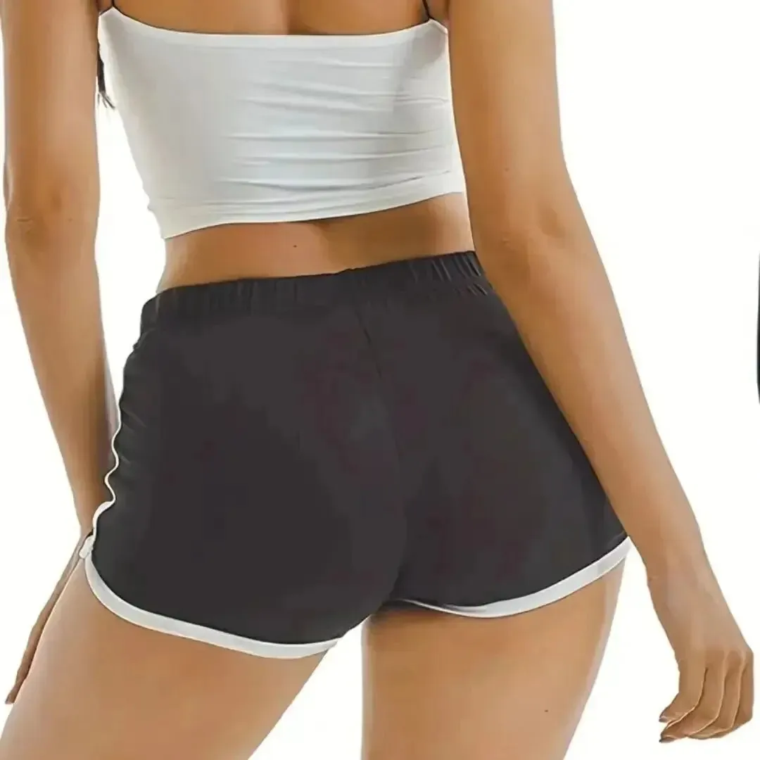 Obsidian Phoenix Women’s High-Waisted Sports Shorts