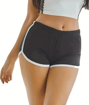 Obsidian Phoenix Women’s High-Waisted Sports Shorts