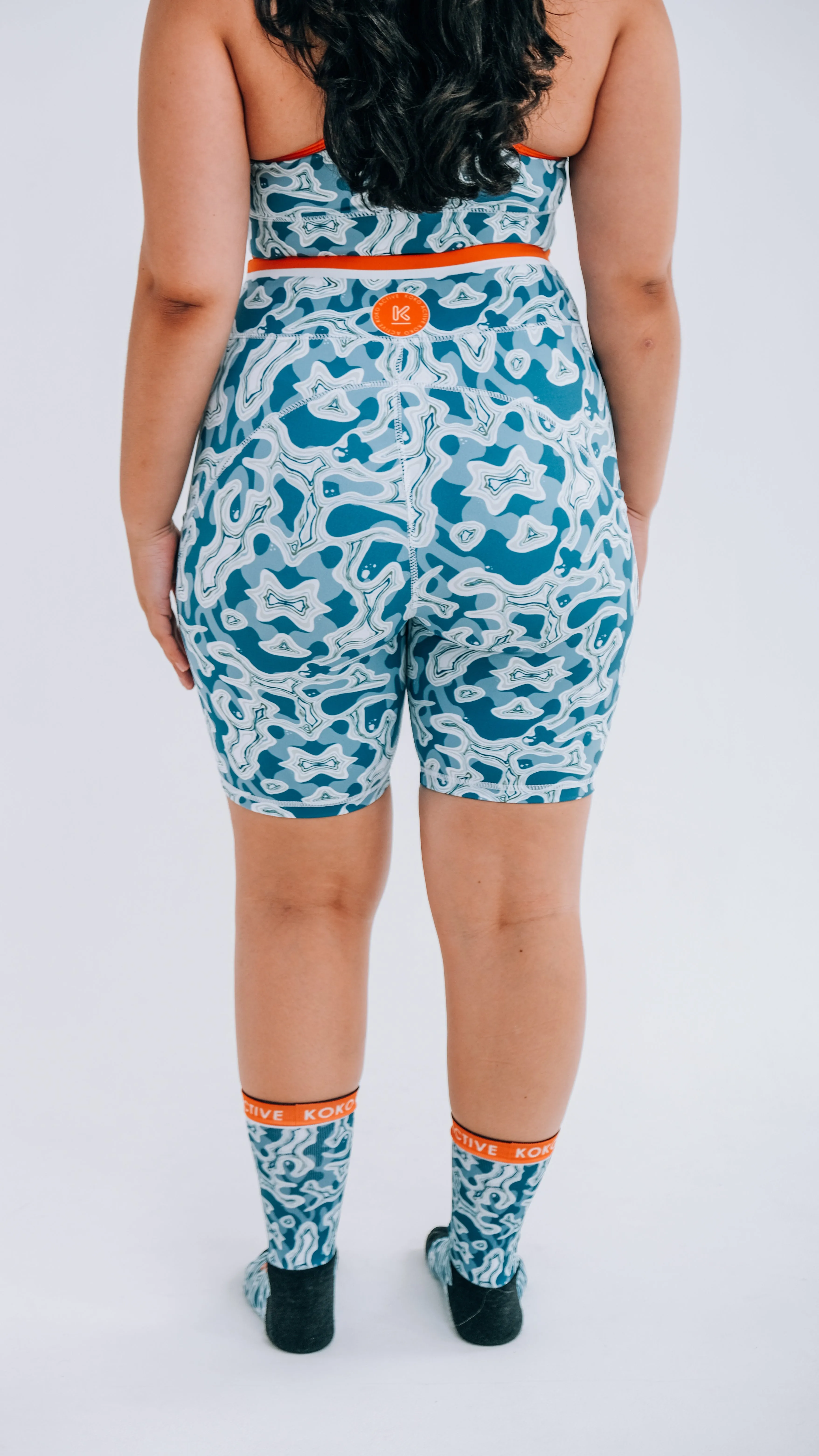 Ocean and Terrains Shorty Shorts