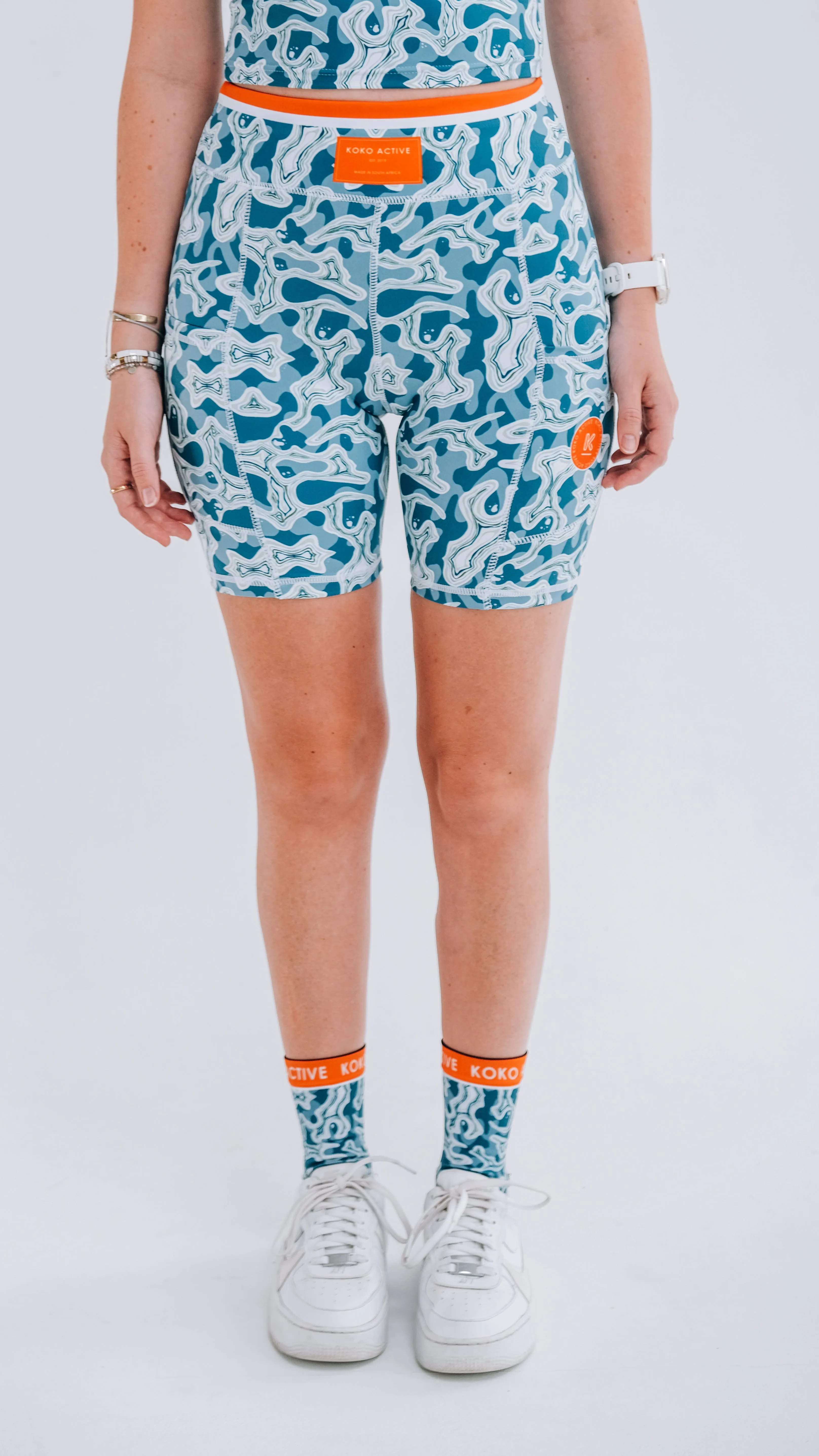 Ocean and Terrains Shorty Shorts