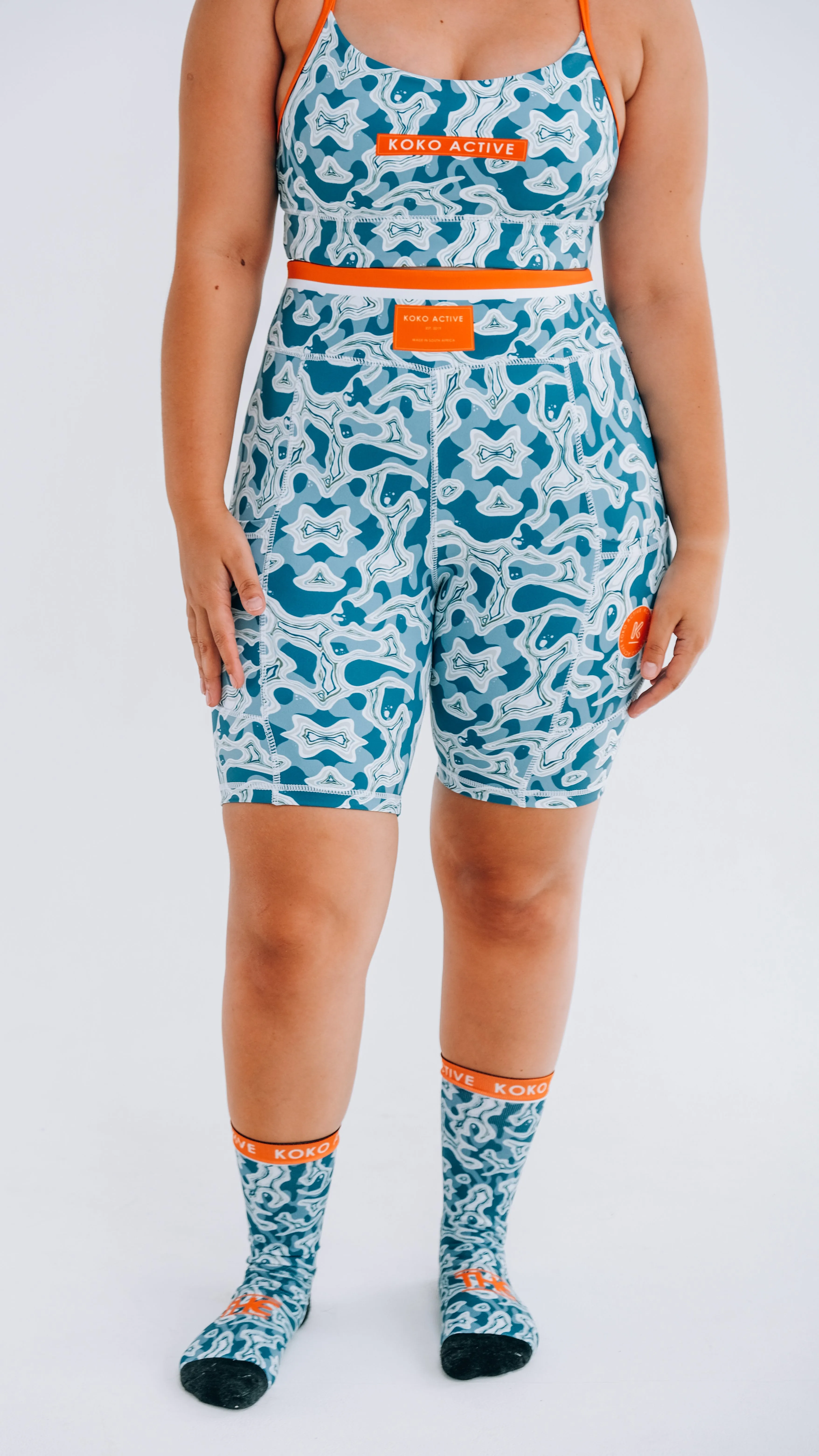 Ocean and Terrains Shorty Shorts