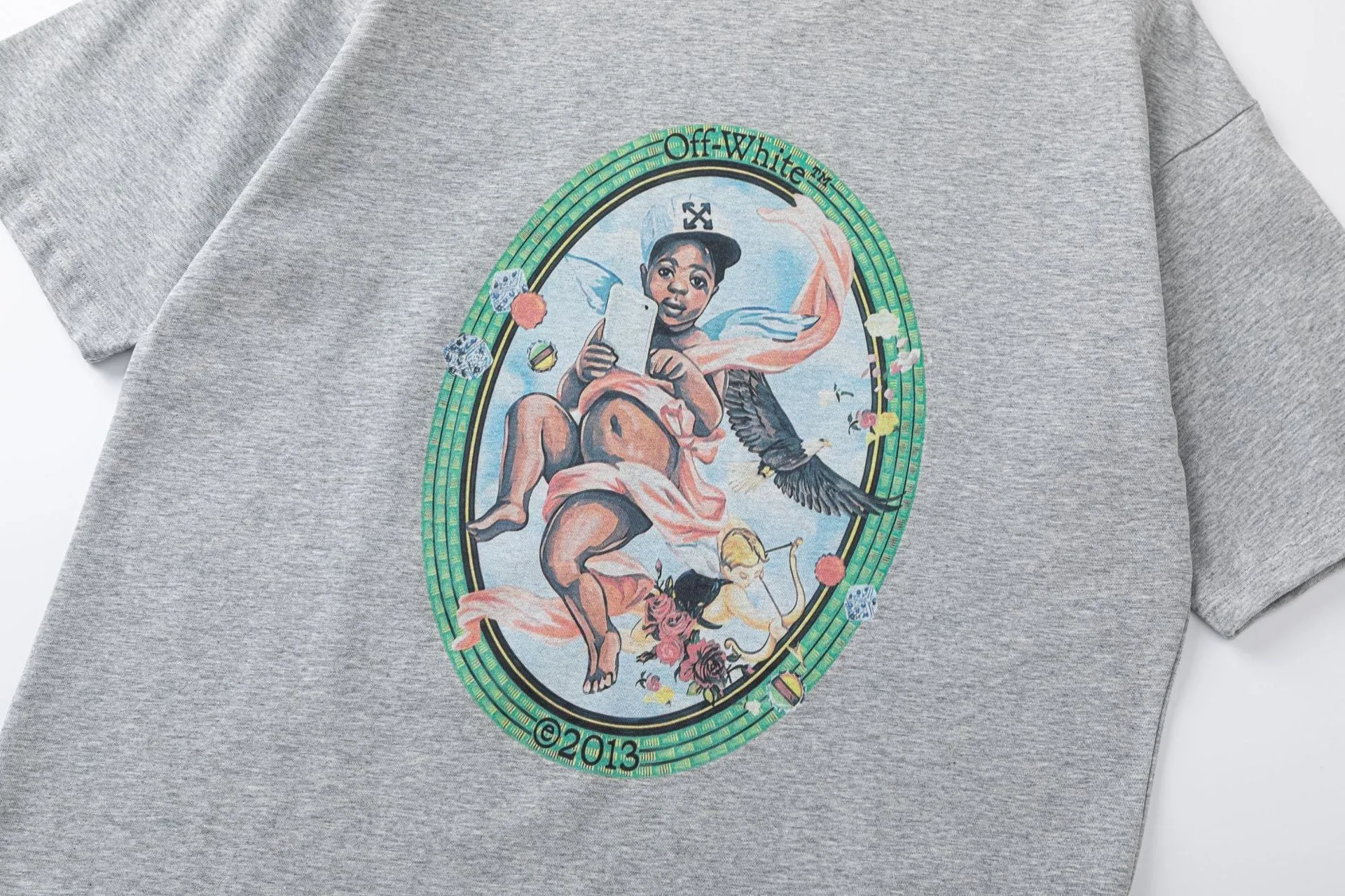 OFF WHITE Fresco Oval T-Shirts