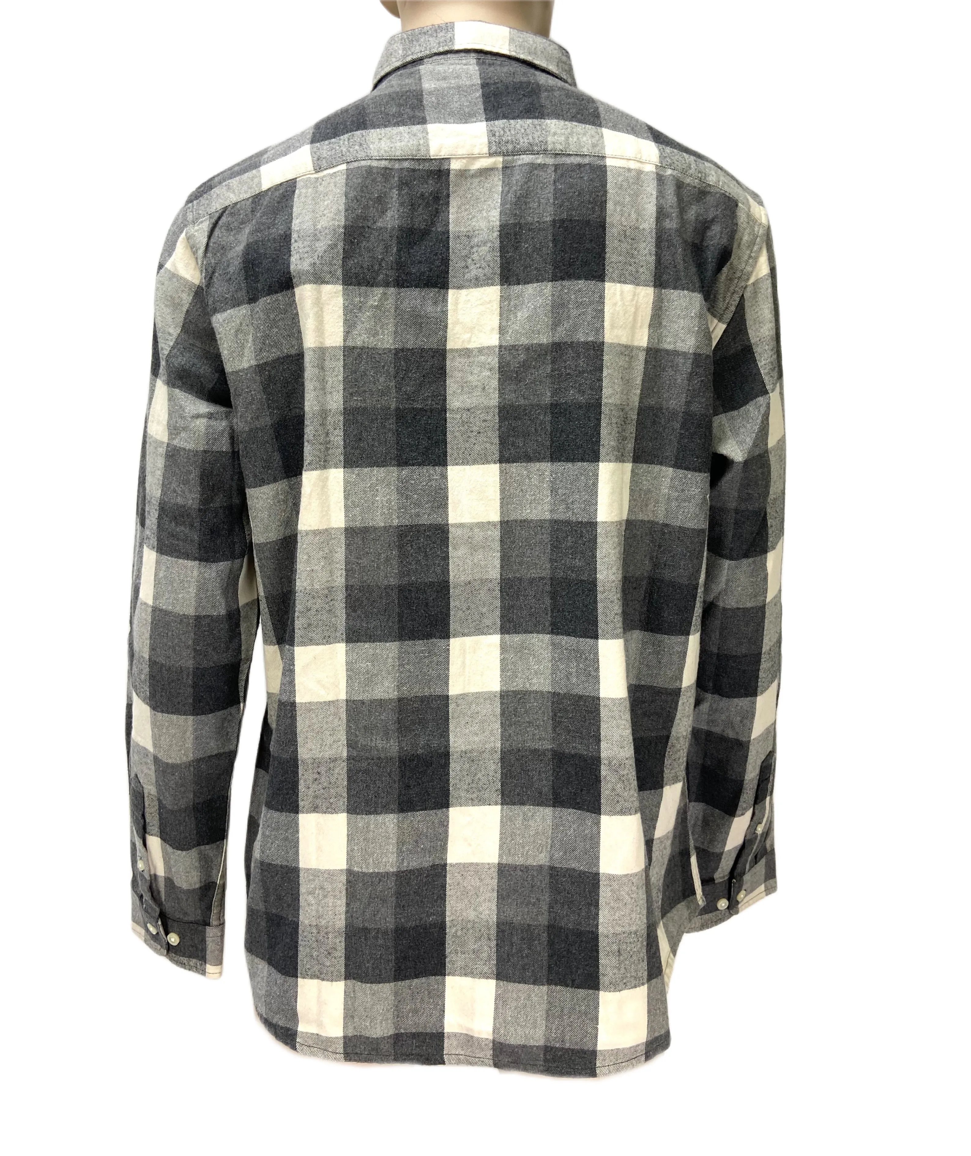 ONLY & SONS Men's Dark Grey Melange Long Sleeve Shirt Sz L NWT