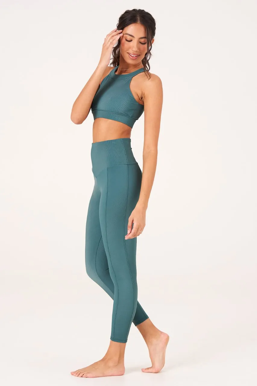 ONZIE Sweetheart Midi Legging Pale Cacti Rib