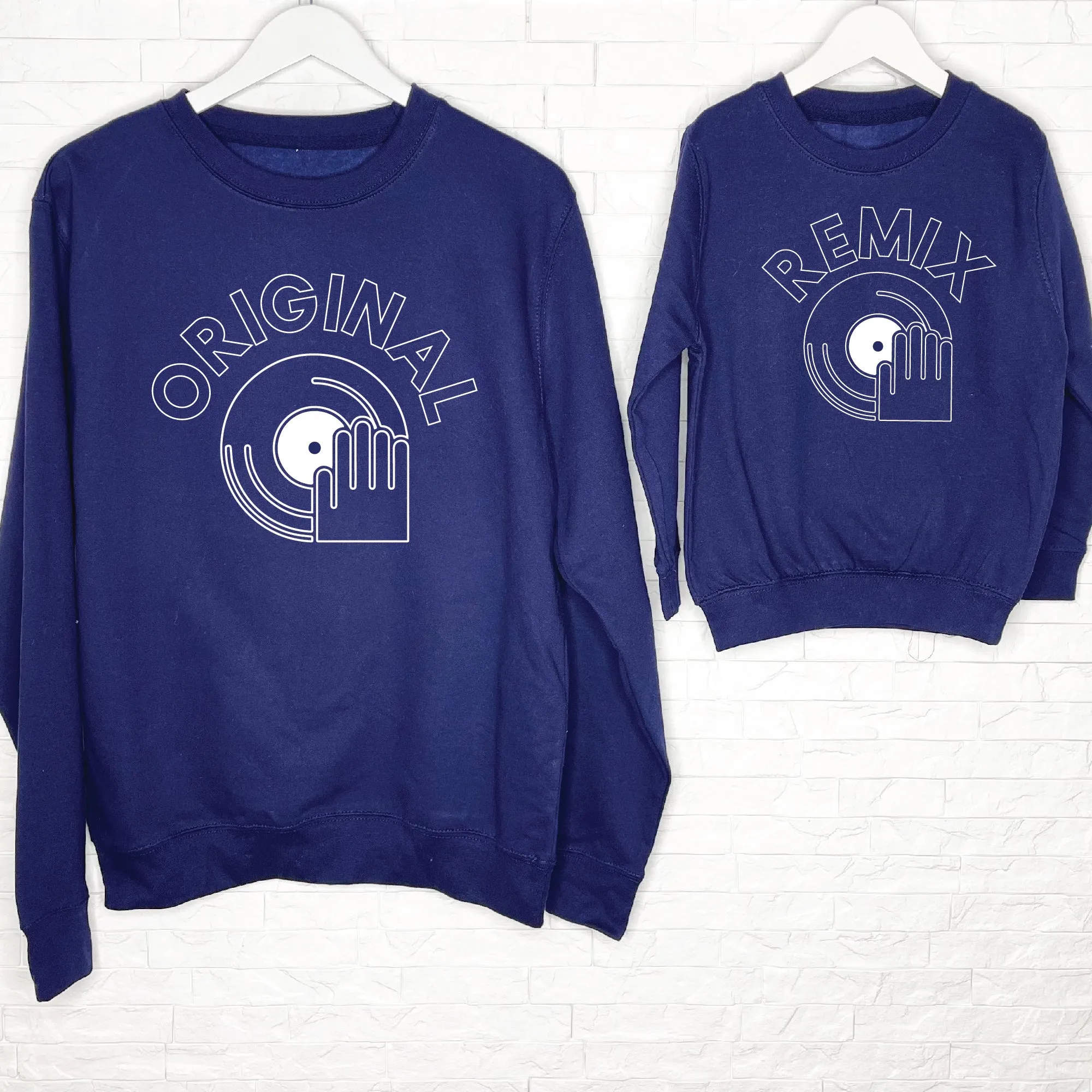 Original And Remix Father And Son Sweatshirts