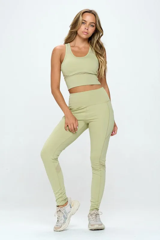 OTOS Active Women's Two Piece Activewear Set Cut Out Detail