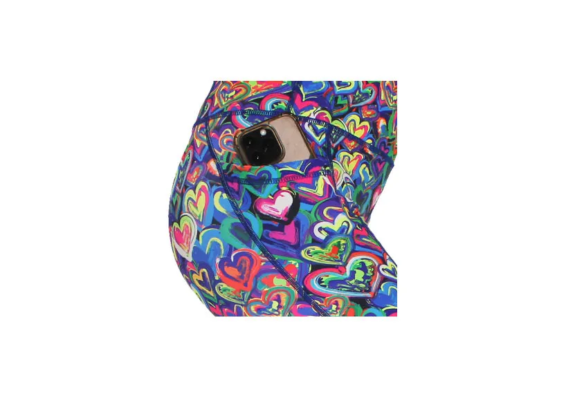 Painted Love leggings with pockets