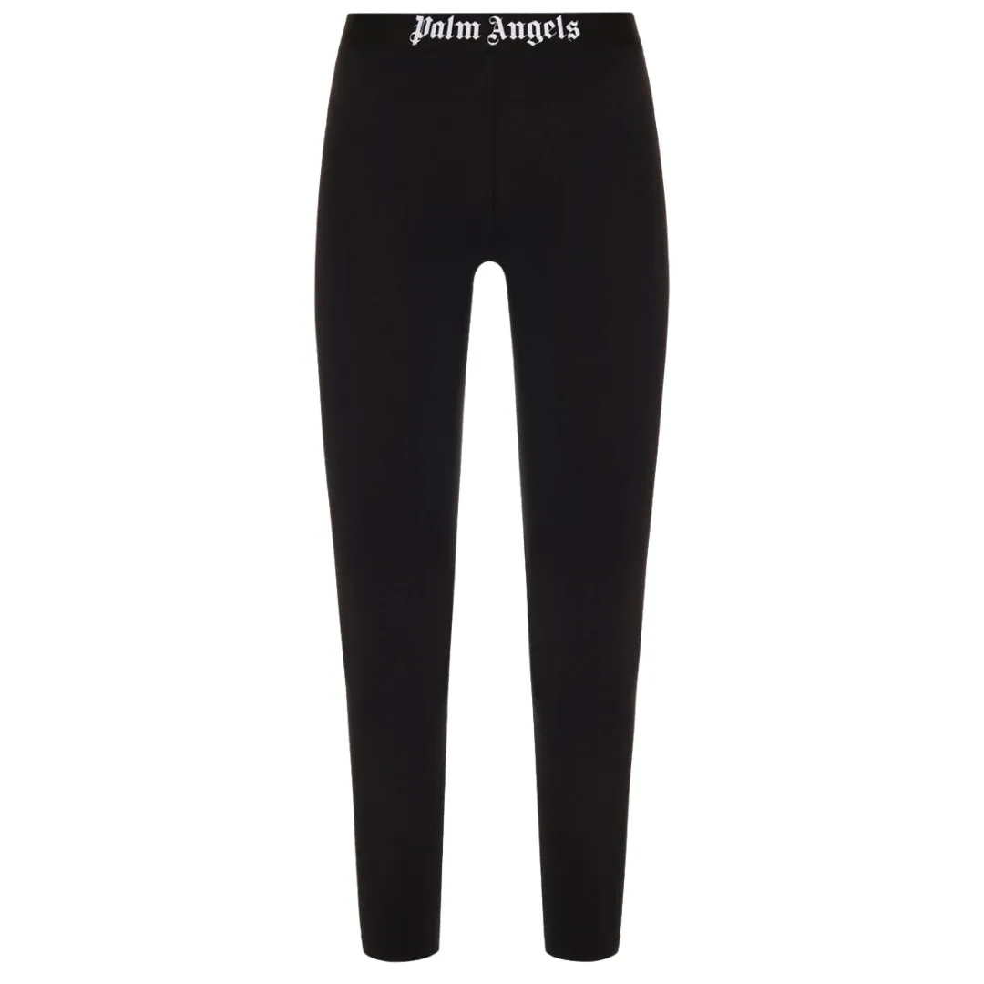 Palm Angels Womens PWCD006F21FAB0031 010 Leggings Black