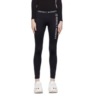 PERFECT MOMENT Black Thermal Leggings Pants Activewear