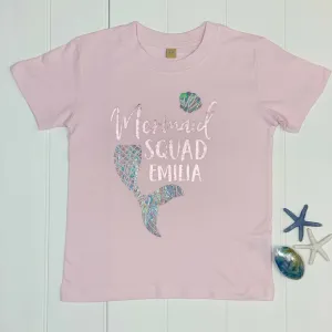 Personalised Mermaid T Shirt