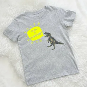 Personalised Roarsome Dinosaur T Shirt