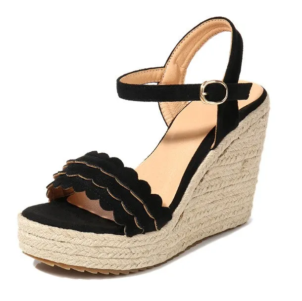Petite Size Wedge Heel Sandals Shoes DS199