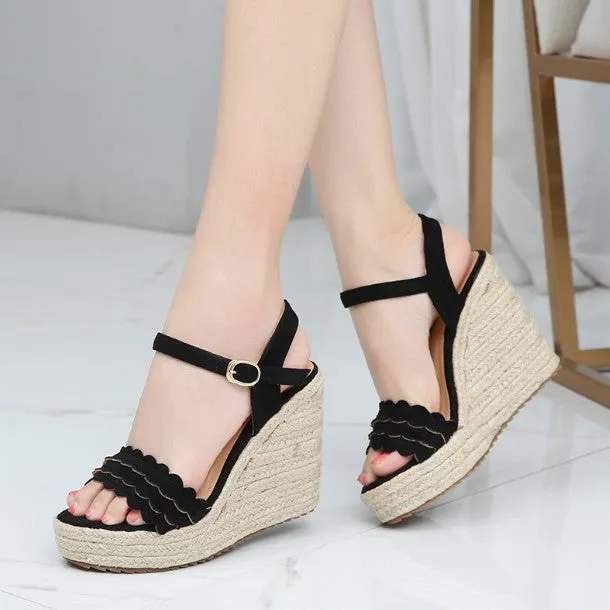 Petite Size Wedge Heel Sandals Shoes DS199