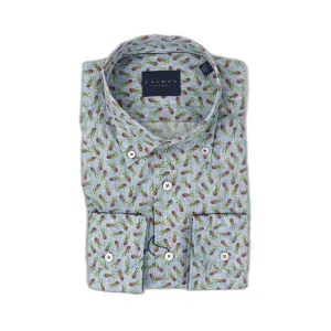 Pineapple Poplin Sport Shirt