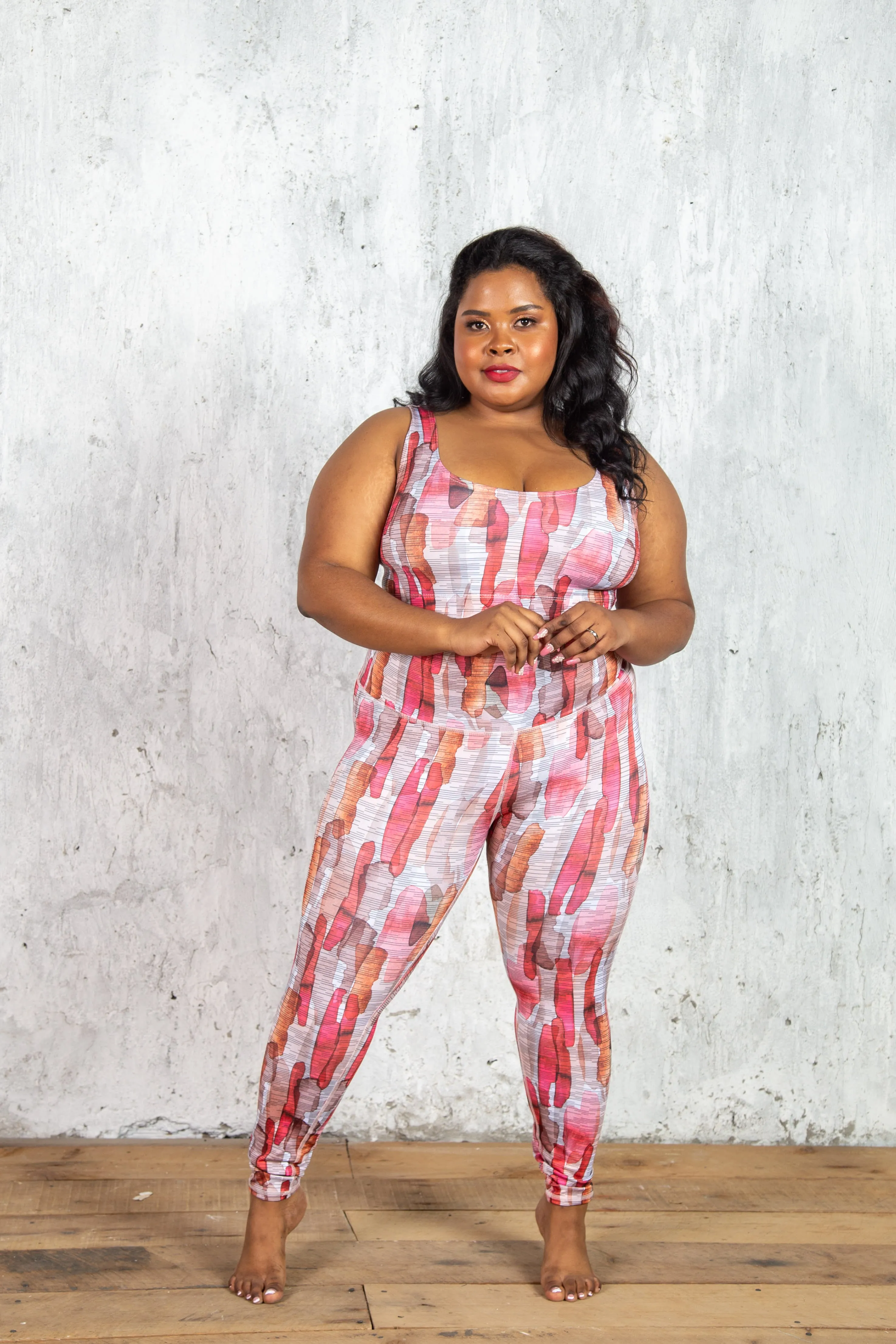 Pink Textured Activewear