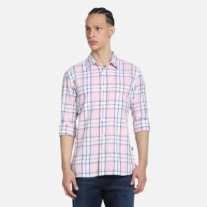 Plaid Check Twill Shirt