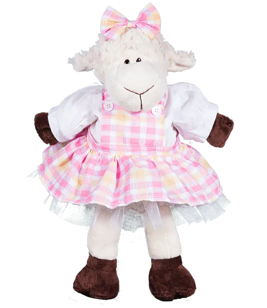 Plaid Pinafore W/ Headband
