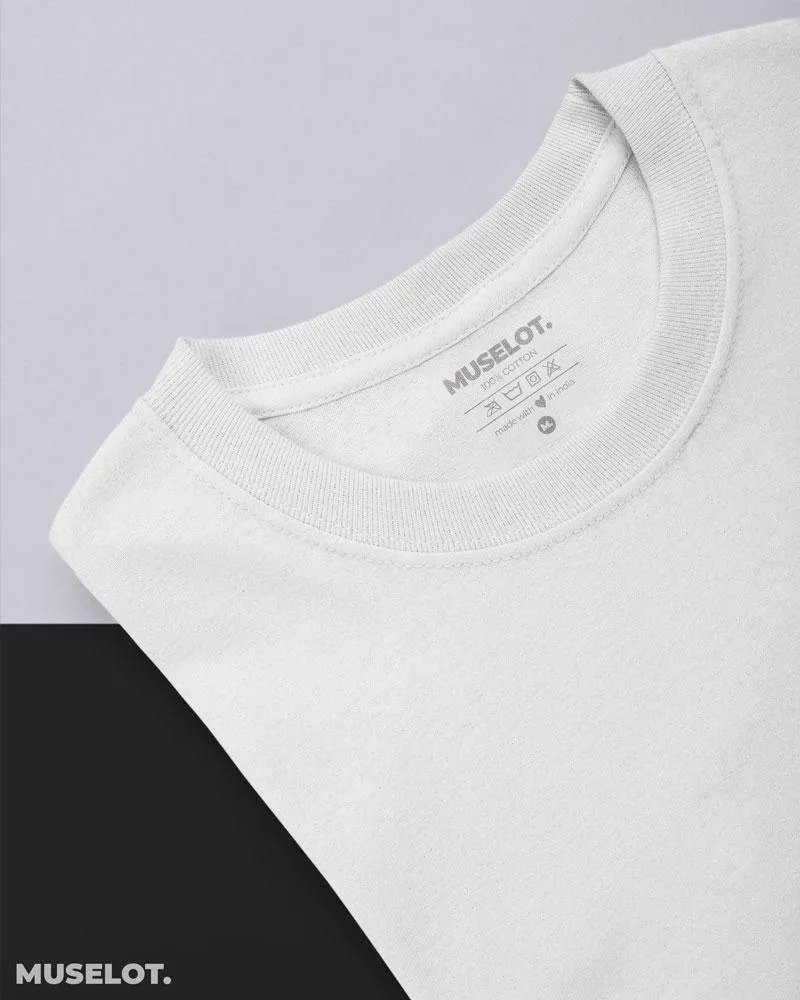 Plain white t shirt for men