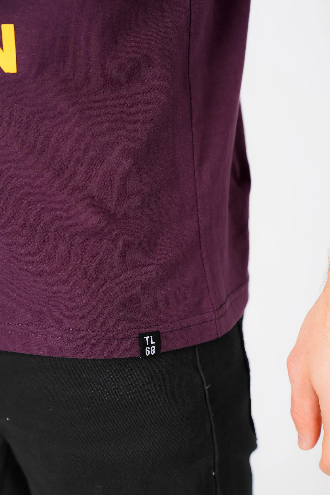 Platfield Motif Cotton Jersey T-Shirt In Plum Perfect - Tokyo Laundry