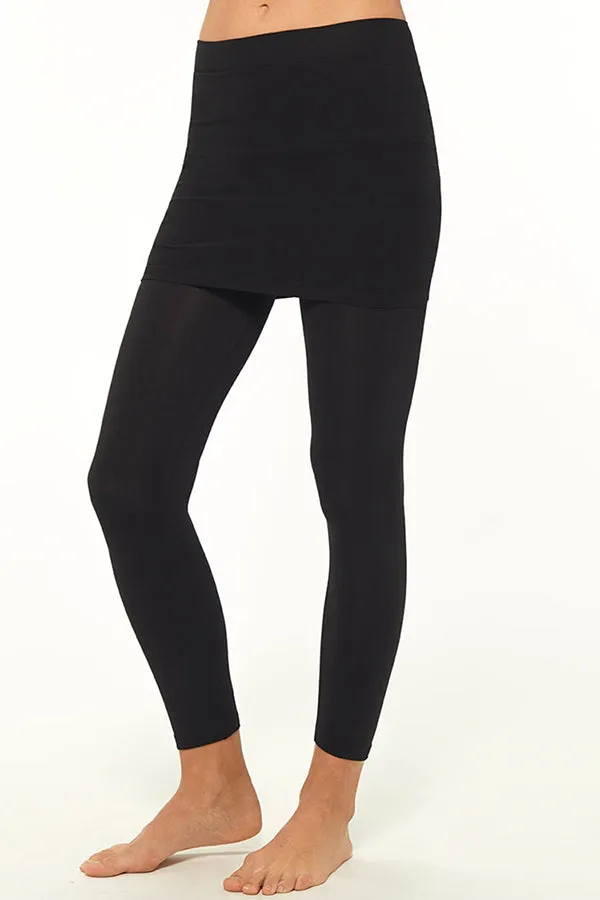 Play Ruched Skirt Capri Legging