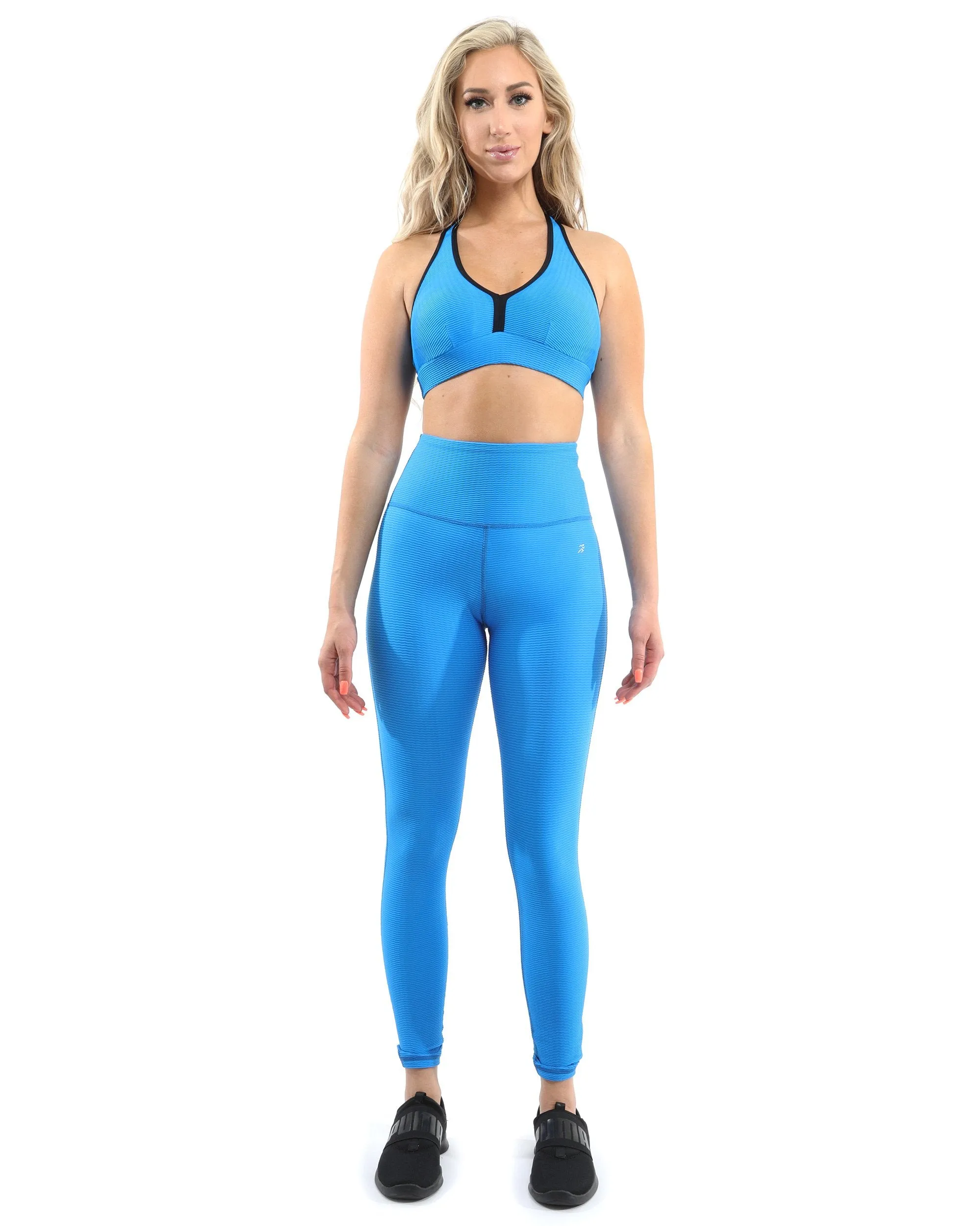 Positano Activewear Sports Bra - Aqua [MADE IN ITALY]