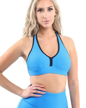 Positano Activewear Sports Bra - Aqua [MADE IN ITALY]