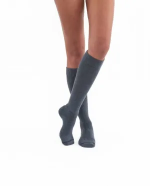 PR/1 JOBST ACTIVEWEAR KNEE HIGH COMPRESSION STOCKINGS, CLOSED TOE, 15-20MMHG, DENIM, LARGE