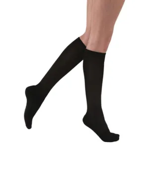 PR/1 JOBST ACTIVEWEAR UNISEX, KNEE HIGH, 15-20MMHG, SM, BLACK, CLOSED TOE