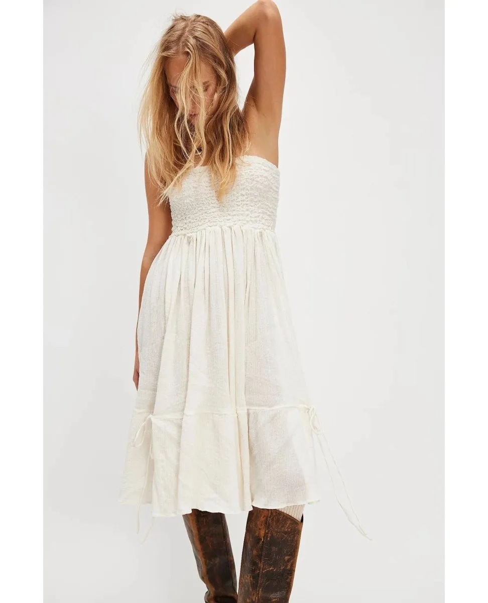 Prairie Convertible Skirt Whisper White