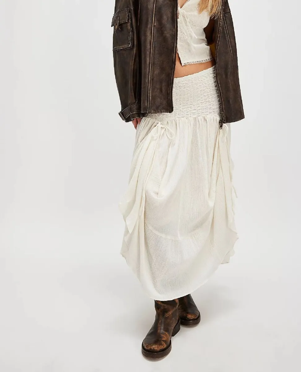 Prairie Convertible Skirt Whisper White