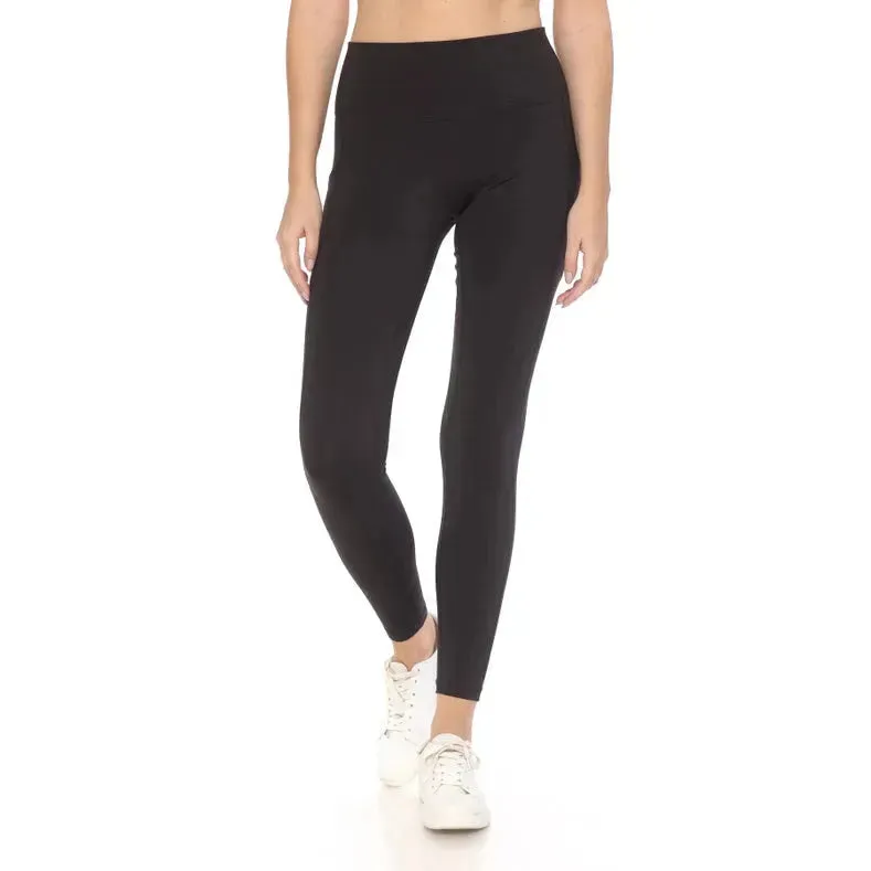 Premium Nylon Solid Leggings