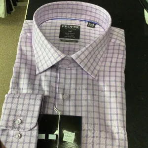 Proper Long Sleeve Dress Shirt Contemporary Fit