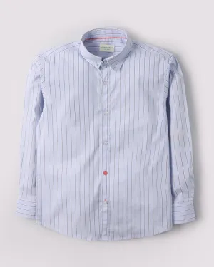 Purple Pencil Stripes Shirt