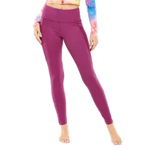 Purple Side Pocket Legging