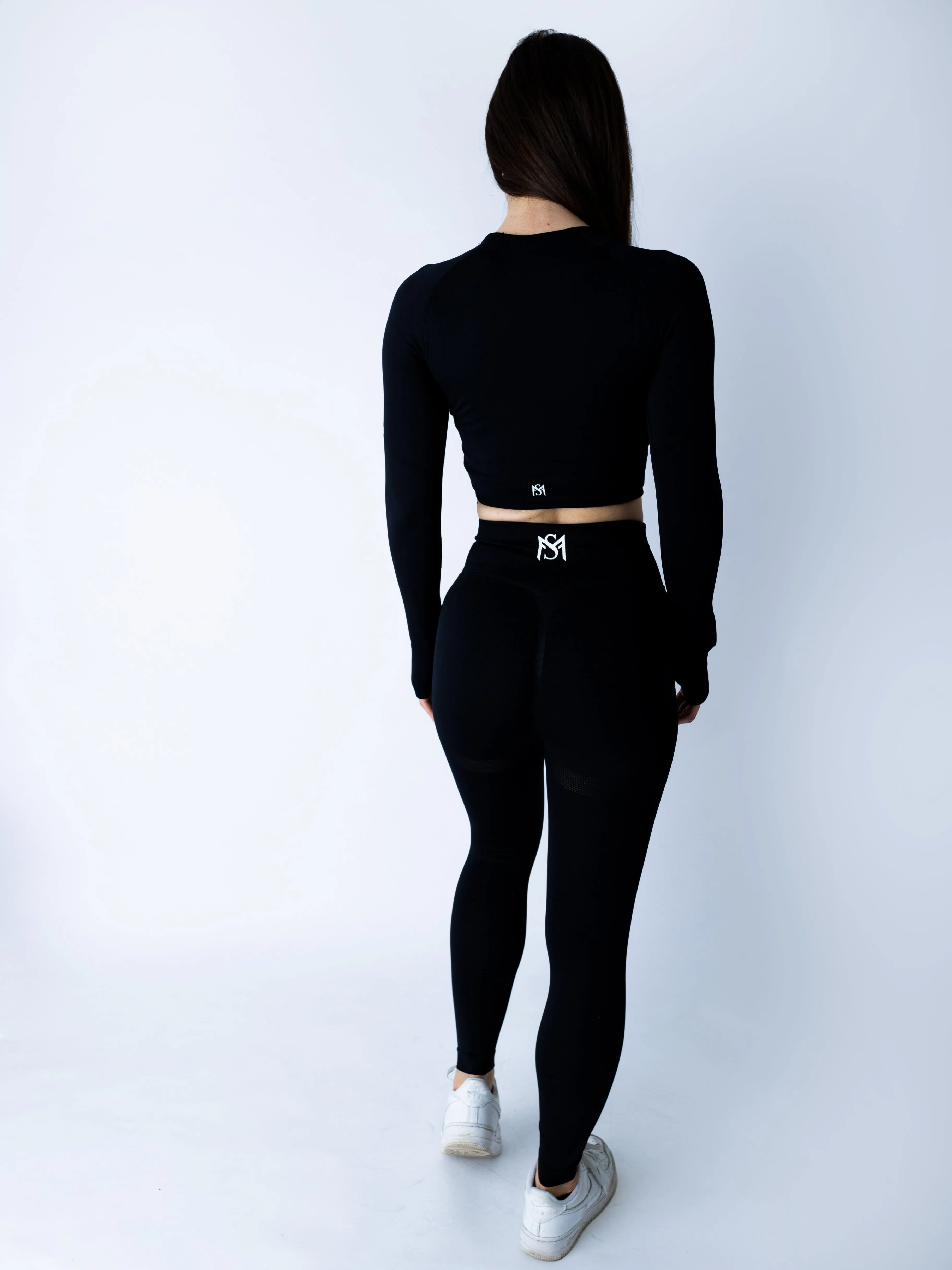 Push Up Collection Black Set Long Sleeve