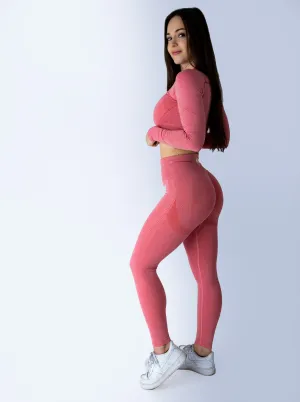 Push Up Collection Pink Set Long Sleeve