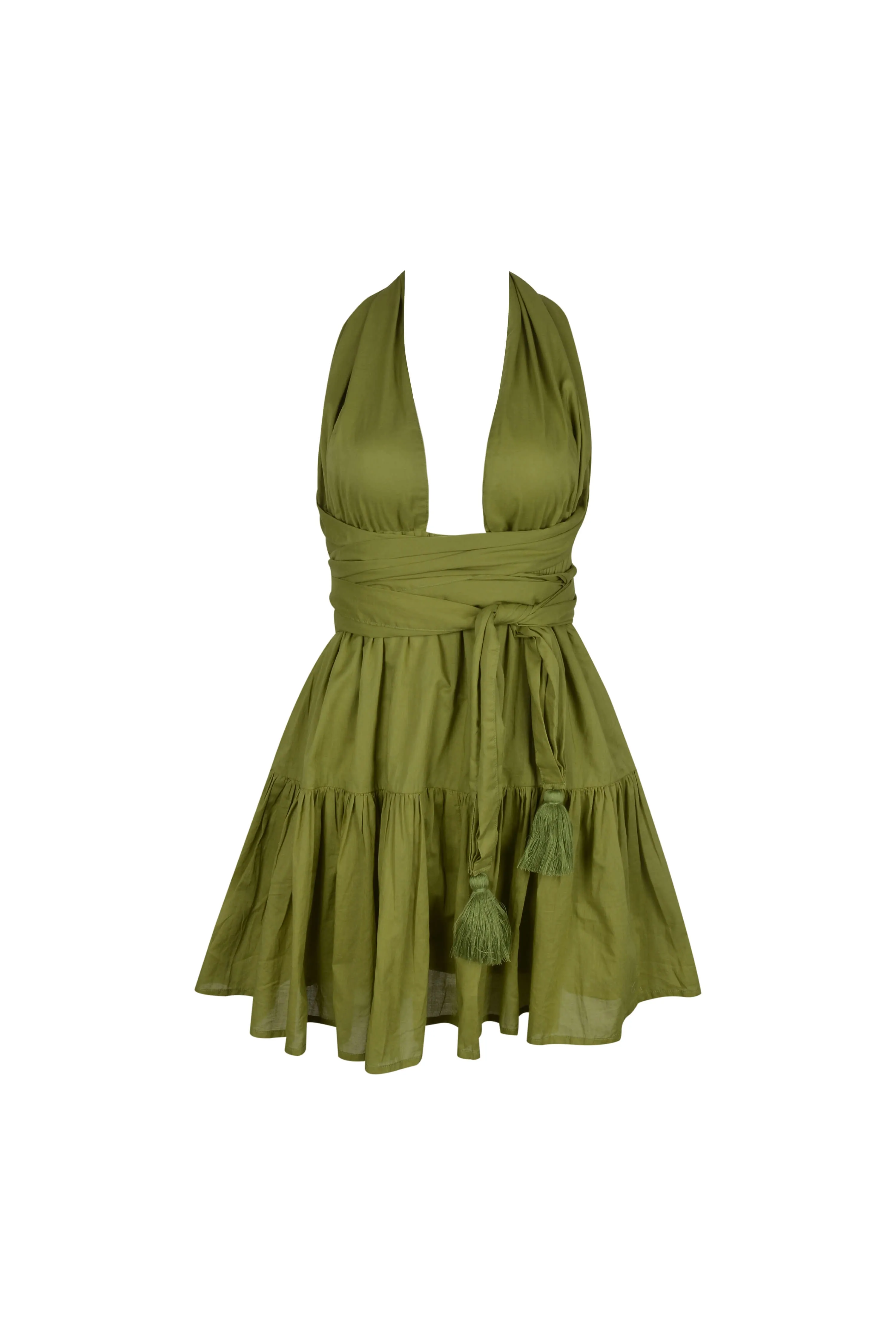 Rae Mini Dress Olive Green