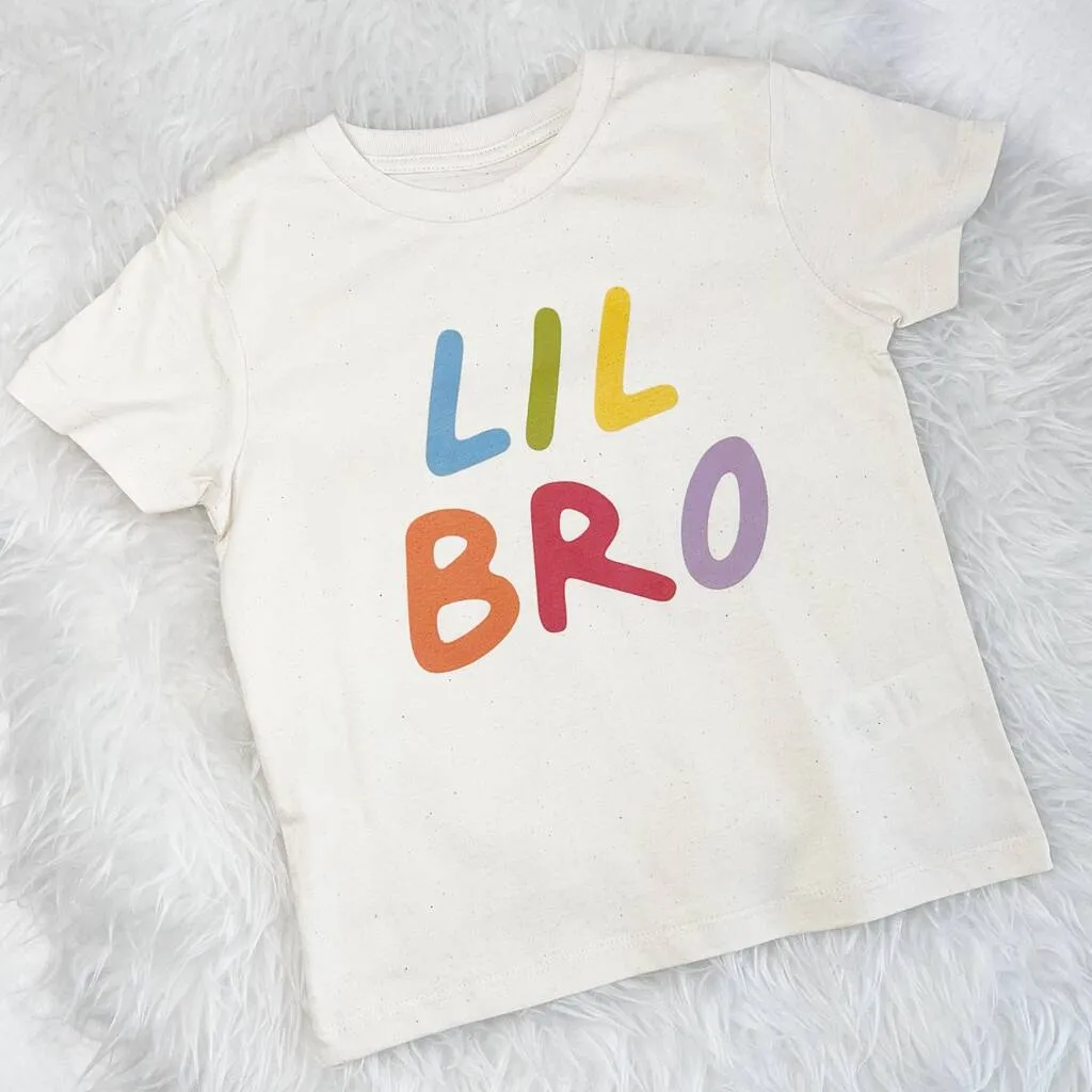 Rainbow Matching Sibling T Shirt Set
