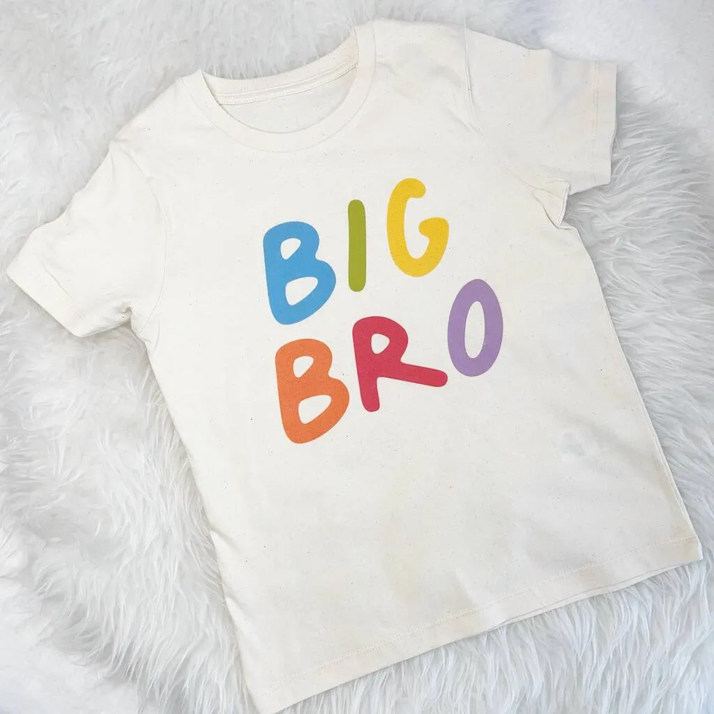 Rainbow Matching Sibling T Shirt Set