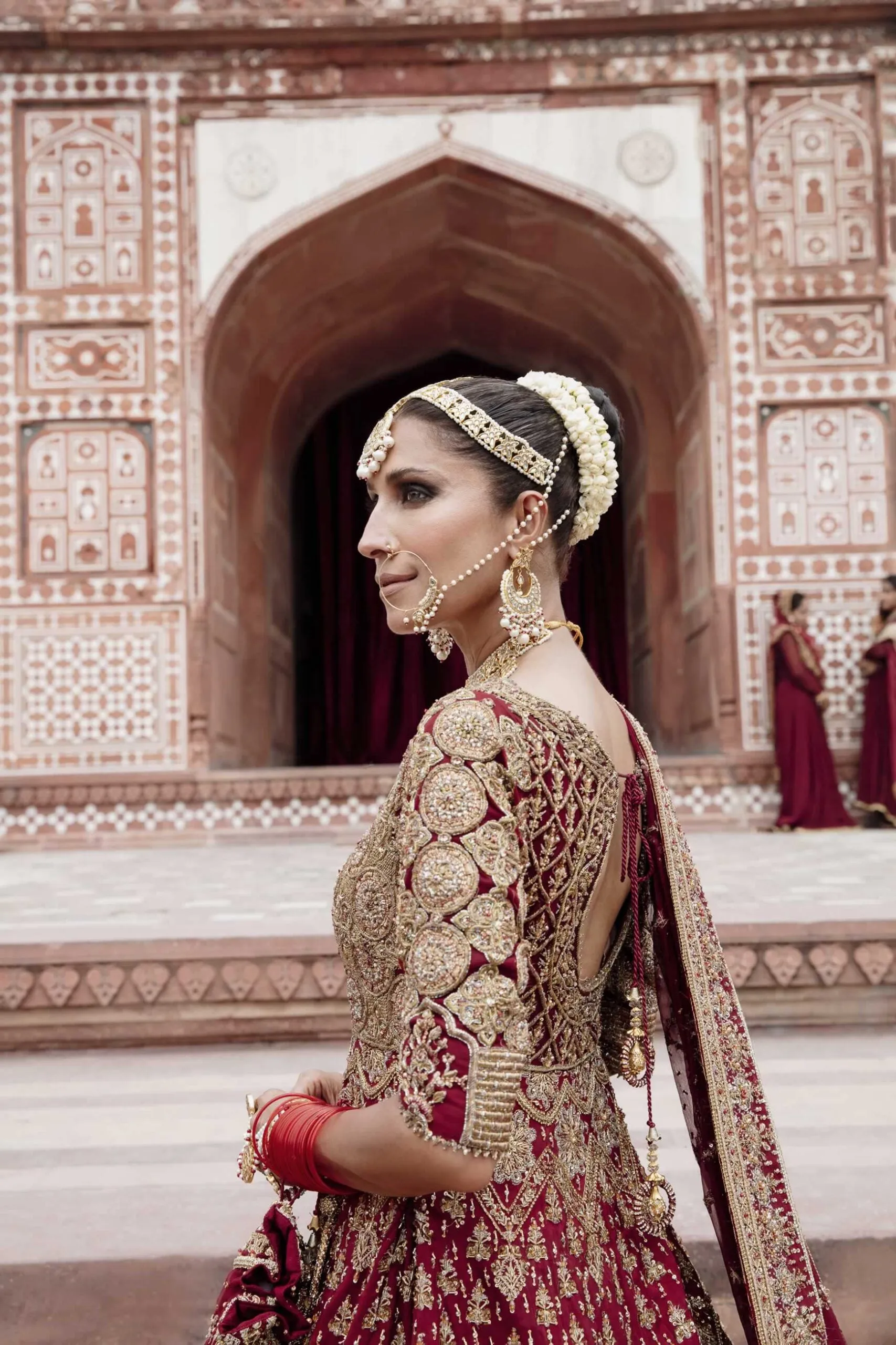 Red Lehenga Blouse Design Bridal Wear Pakistani Wedding Dresses
