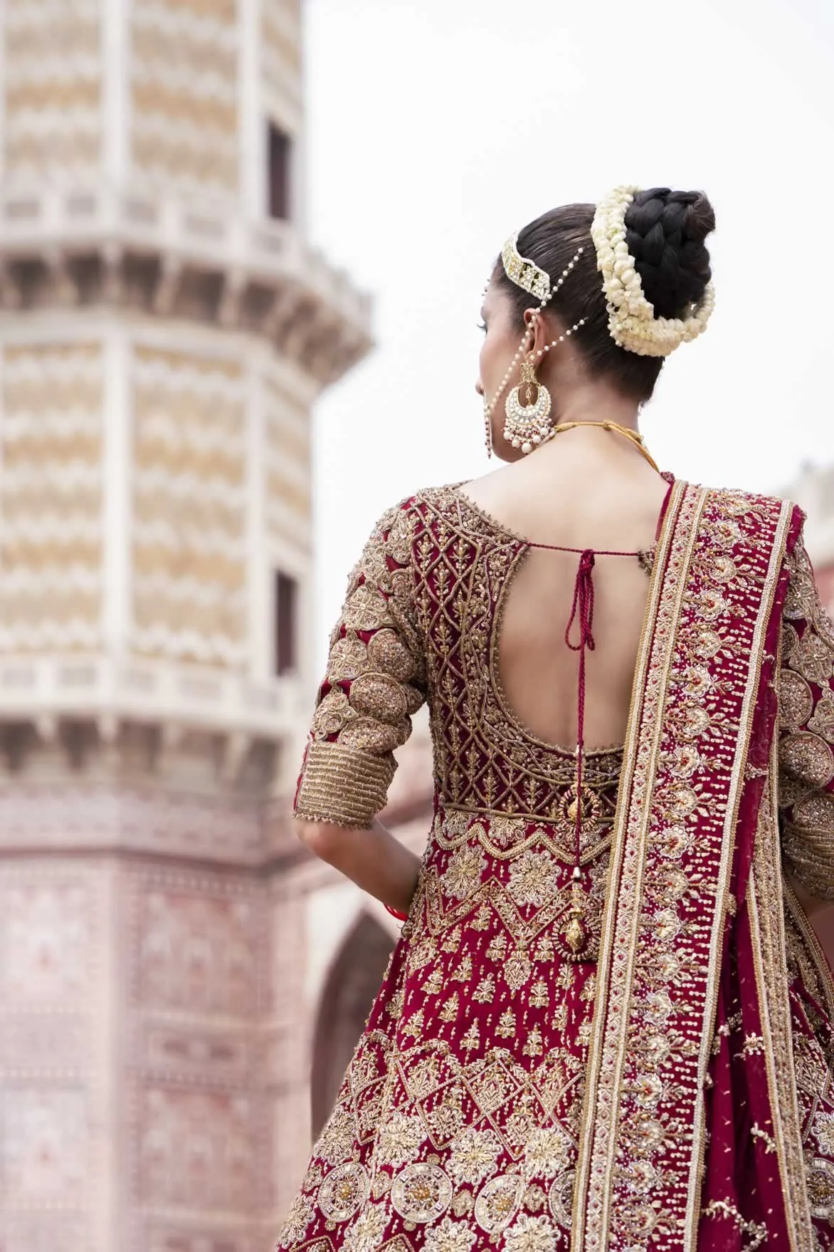 Red Lehenga Blouse Design Bridal Wear Pakistani Wedding Dresses