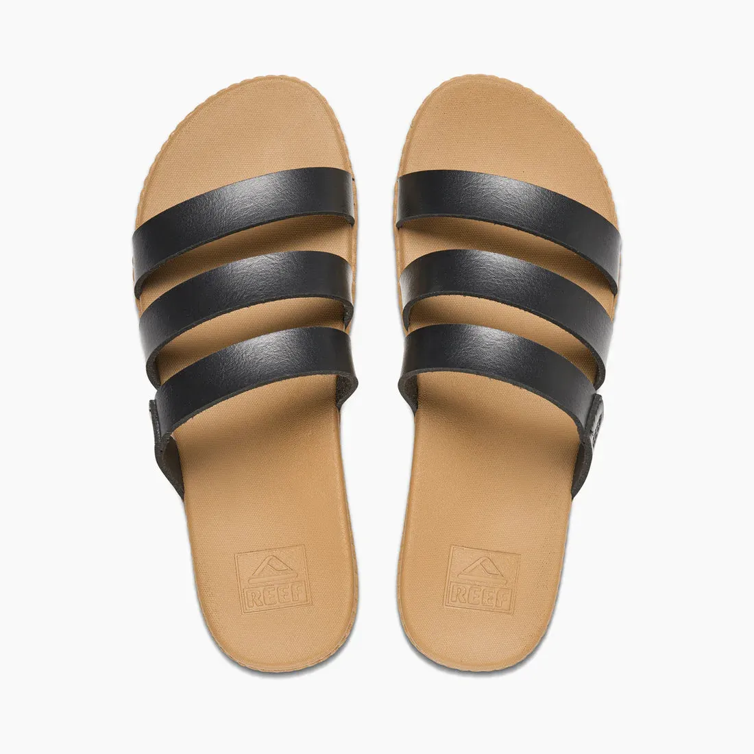 Reef Womens Cushion Ruby Black&Tan