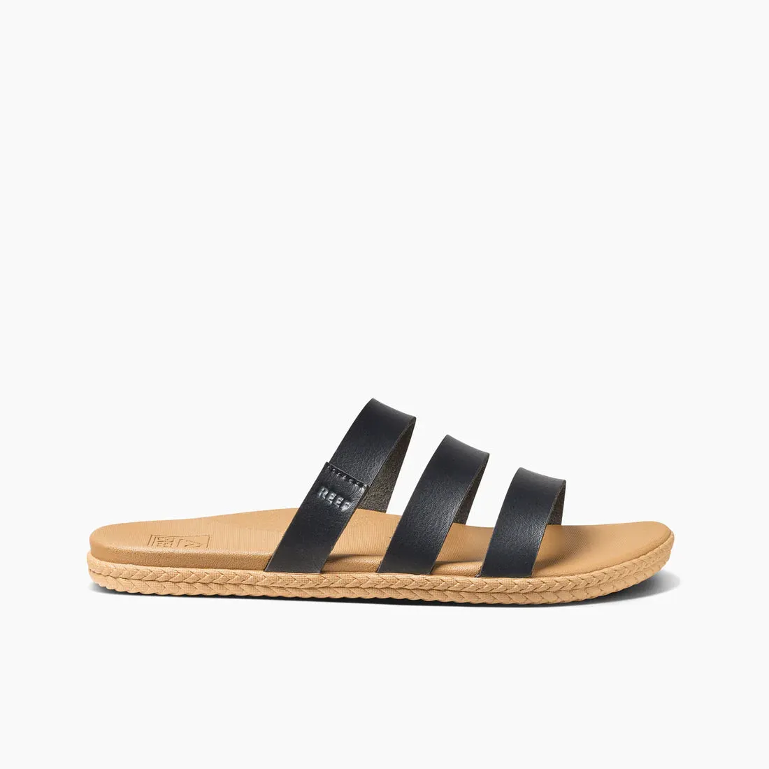 Reef Womens Cushion Ruby Black&Tan